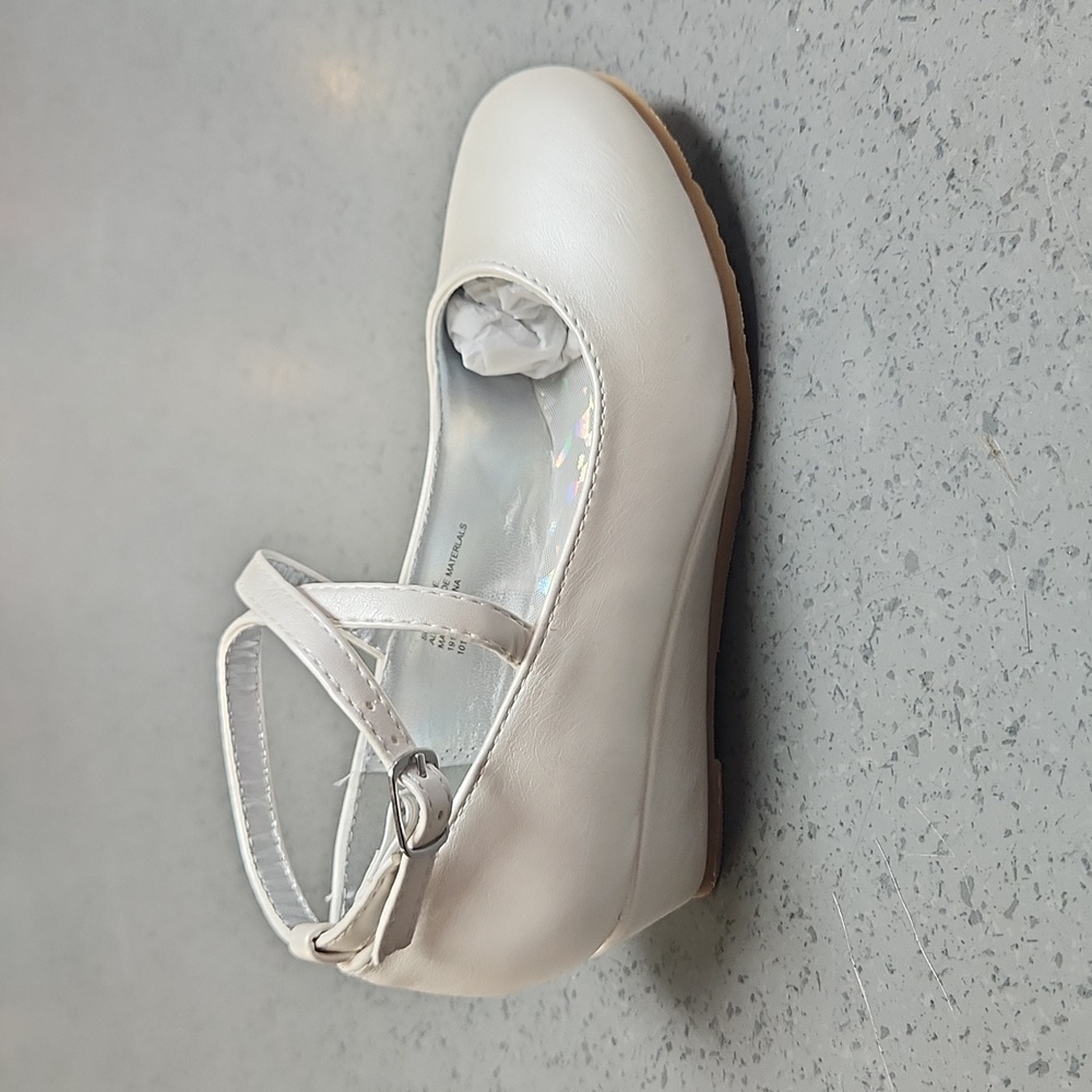 Ivory Strappy Kids Wedge